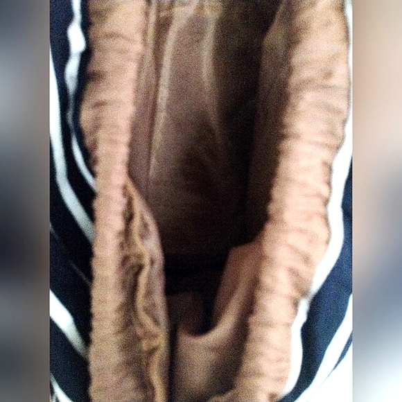 Navy Striped Backpack - Picture 10 of 10